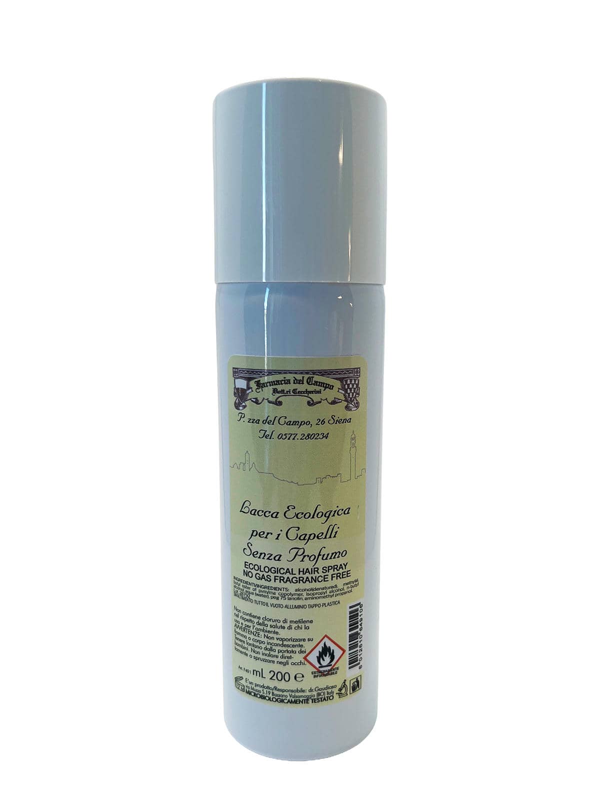 Lacca ecologica per capelli, senza profumo - 200ml
