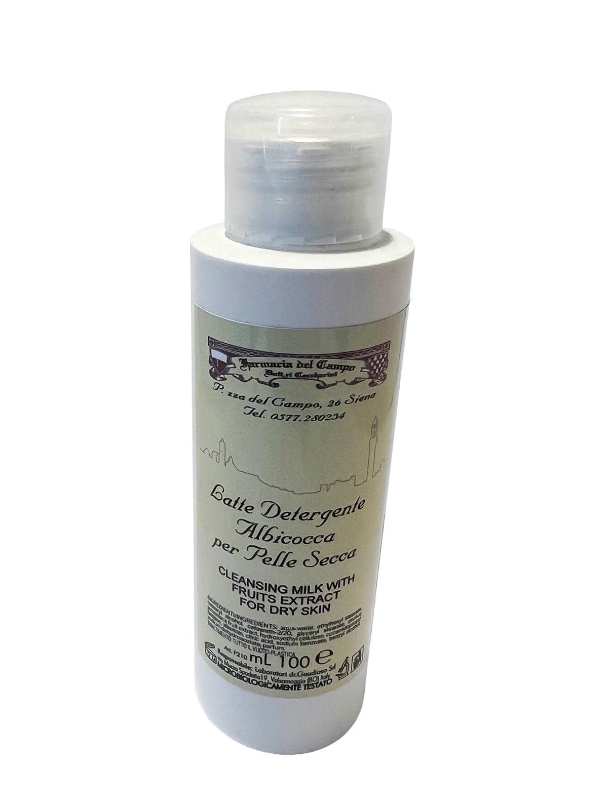 Latte Detergente per Pelli Secche con Albicocca - 250ml