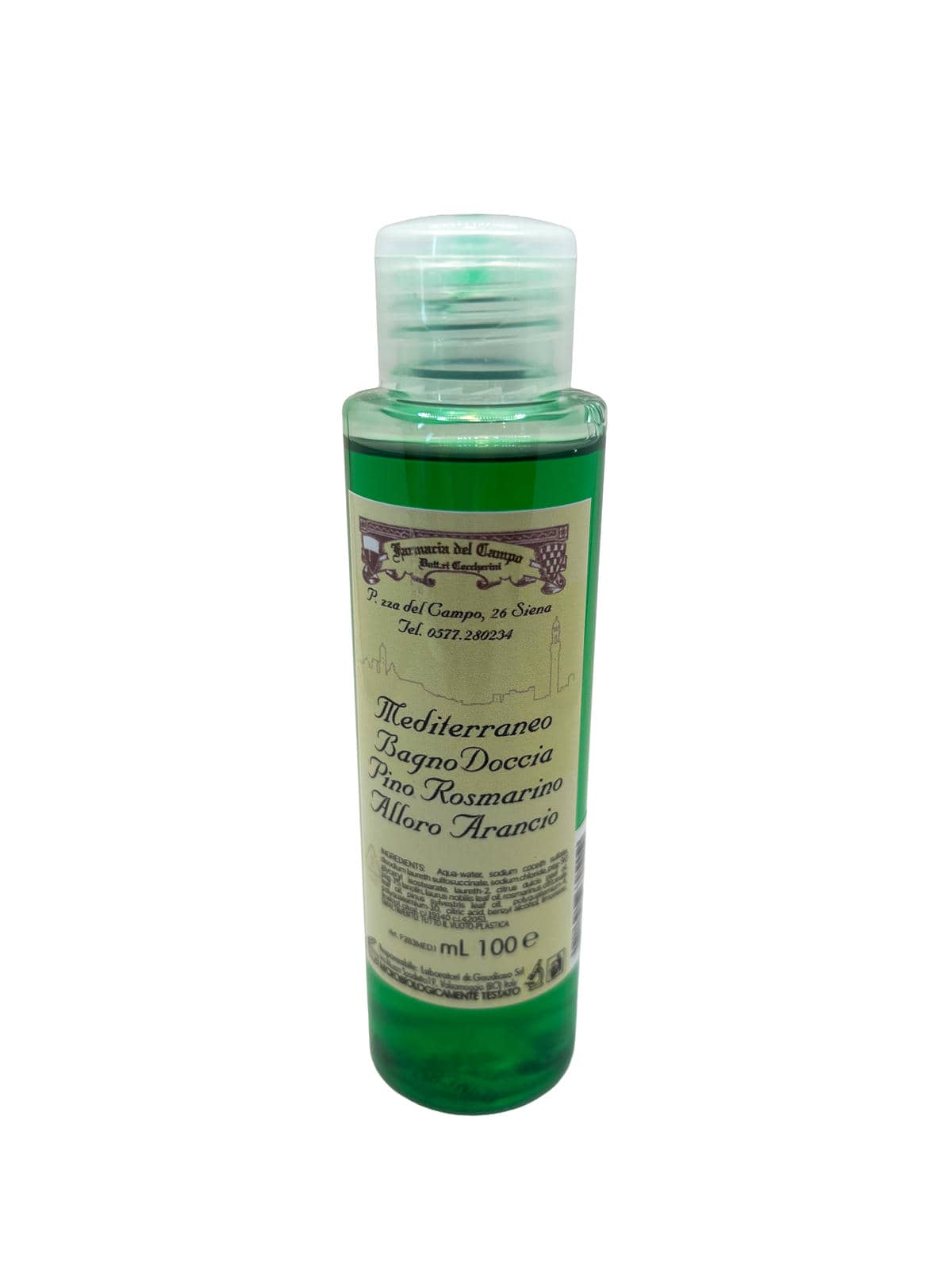 Bagno Doccia Mediterraneo - Pino, Rosmarino e Arancia - 100ml