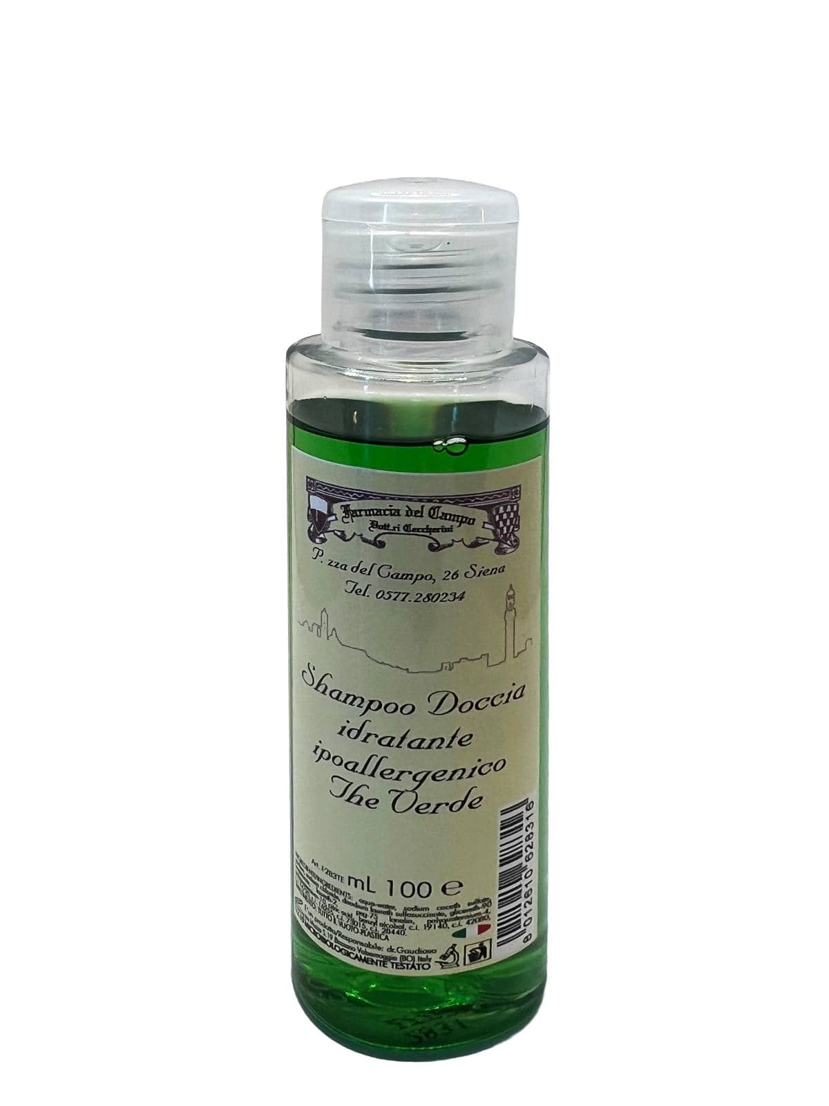 Shampoo doccia idratante ipoallergenico al The verde - 100ml